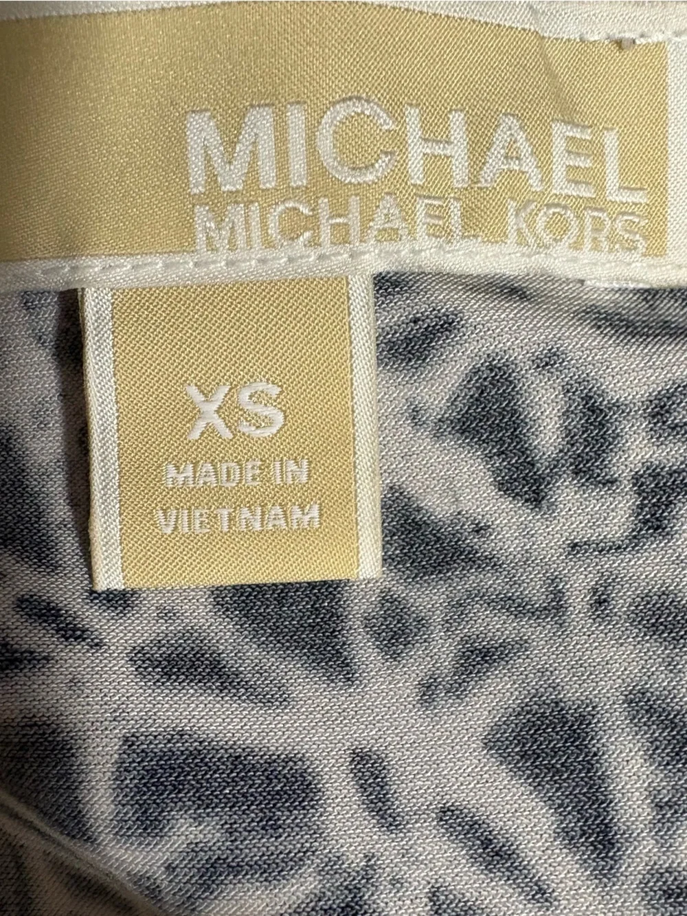 Michael Kors Black and White Printed Maxi Dress/Skirt